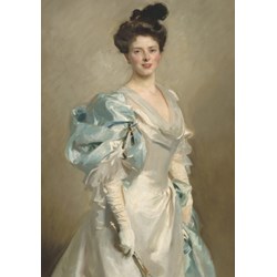 Grafika (02061) - John Singer Sargent: "Mary Crowninshield Endicott Chamberlain (Mrs. Joseph Chamberlain), 1902" - 1000 brikker puslespil