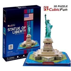 Cubic Fun (C080H) - "Statue of Freedom" - 39 brikker puslespil