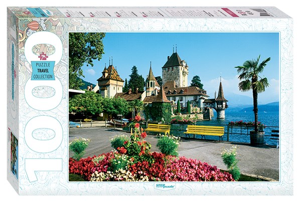 Step Puzzle (79080) - "Oberhofen, Switzerland" - 1000 brikker puslespil
