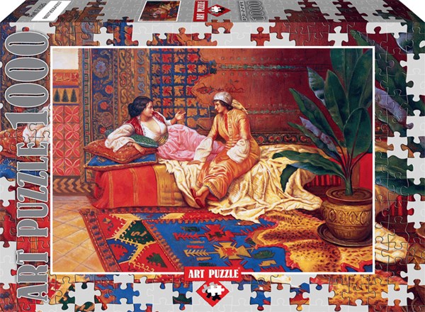 Art Puzzle (71025) - "Bavardages" - 1000 brikker puslespil