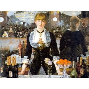 D-Toys (66961-IM01) - Edouard Manet: "Bar at the Folies-Bergeres" - 1000 brikker puslespil