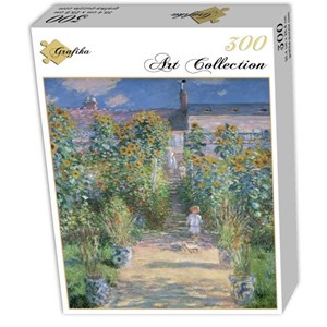 Grafika (01532) - Claude Monet: "The Artist's Garden at Vétheuil, 1880" - 300 brikker puslespil