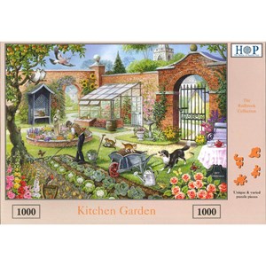 The House of Puzzles (1516) - "Kitchen Garden" - 1000 brikker puslespil