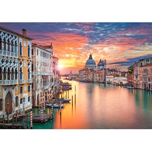 Castorland (B-52479) - "Venice at Sunset" - 500 brikker puslespil