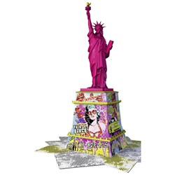Ravensburger (12597) - "Statue of Liberty Pop Art" - 108 brikker puslespil