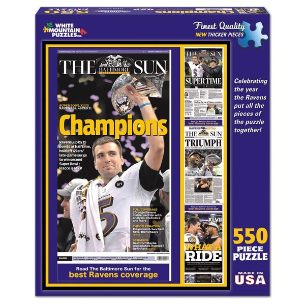 White Mountain (973) - "White Mountain" - 550 brikker puslespil