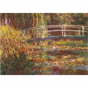 D-Toys (67548-CM05) - Claude Monet: "Den Japanske Bro" - 1000 brikker puslespil