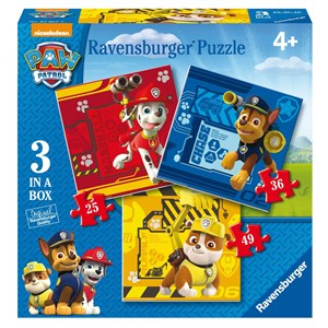 Ravensburger (07057) - "Paw Patrol" - 25 36 49 brikker puslespil