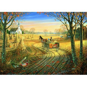 Eurographics (8000-0606) - Sam Timm: "Harvest Time" - 1000 brikker puslespil