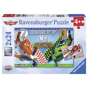 Ravensburger (09052) - "Planes, Dusty the brave Aviator" - 24 brikker puslespil