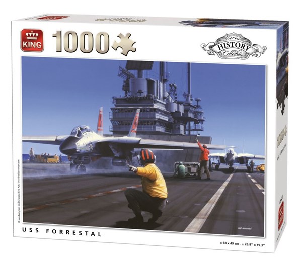 King International (05625) - "USS Forrestal" - 1000 brikker puslespil