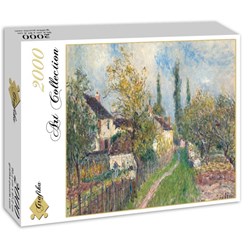 Grafika (00183) - Alfred Sisley: "Un Sentier aux Sablons" - 2000 brikker puslespil