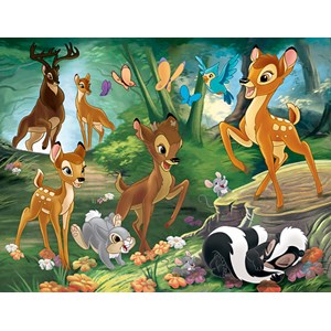 Nathan (86281) - "Disney Bambi 2, Familievandring" - 30 brikker puslespil