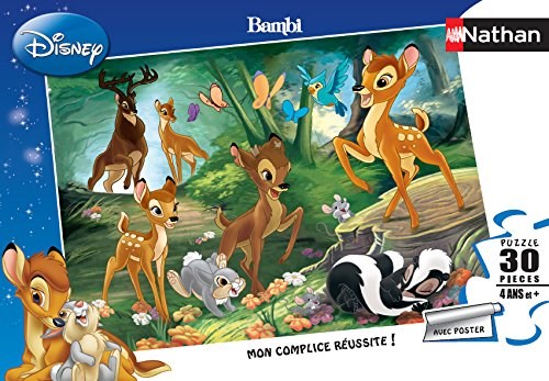Nathan (86281) - "Disney Bambi 2, Familievandring" - 30 brikker puslespil