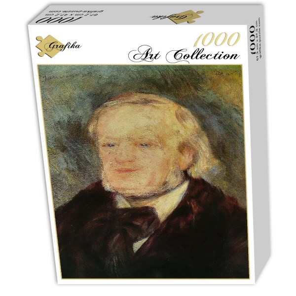Grafika (00743) - Pierre-Auguste Renoir: "Richard Wagner, 1882" - 1000 brikker puslespil