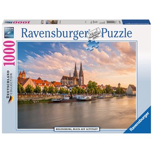 Ravensburger (19781) - "View of the Old Town" - 1000 brikker puslespil