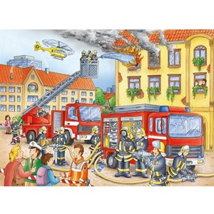Ravensburger (10822) - "Brandmænd" - 100 brikker puslespil