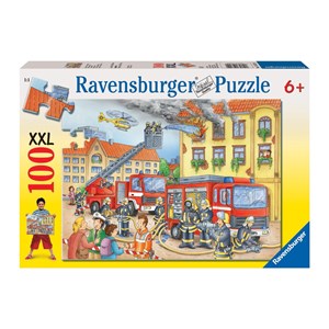 Ravensburger (10822) - "Brandmænd" - 100 brikker puslespil