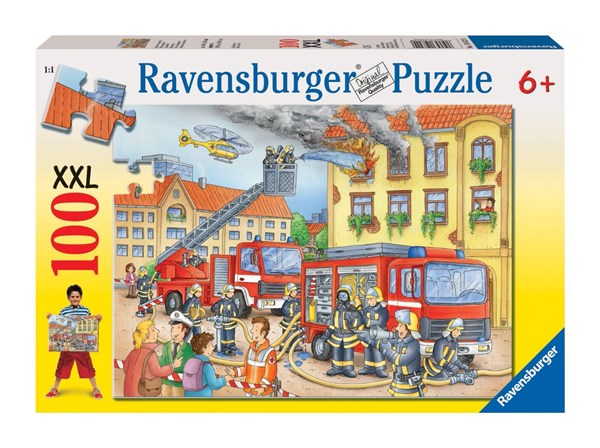 Ravensburger (10822) - "Brandmænd" - 100 brikker puslespil