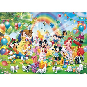 Ravensburger (19019) - "Mickey's Birthday" - 1000 brikker puslespil