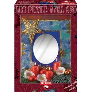 Art Puzzle (4262) - "Happiness by The Candlelight Mirror" - 850 brikker puslespil