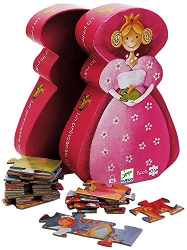 Djeco (07221) - "The Princess and the Frog" - 36 brikker puslespil