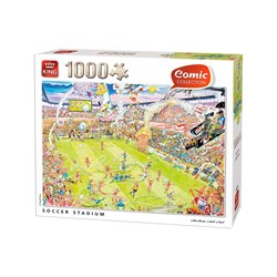 King International (05546) - "Soccer Stadium" - 1000 brikker puslespil