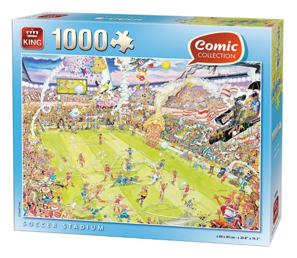 King International (05546) - "Soccer Stadium" - 1000 brikker puslespil