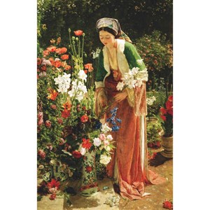 Puzzle Michele Wilson (A204-350) - John Frederick Lewis: "In the Bey's Garden" - 350 brikker puslespil