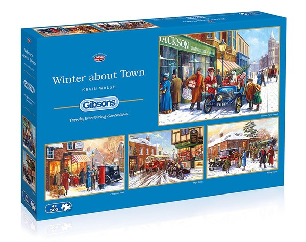 Gibsons (G5043) - Kevin Walsh: "Winter about Town" - 500 brikker puslespil