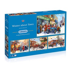 Gibsons (G5043) - Kevin Walsh: "Winter about Town" - 500 brikker puslespil