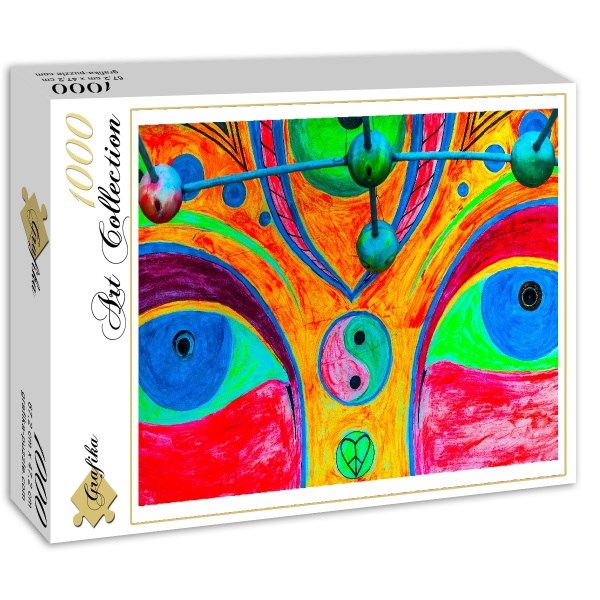 Grafika (00005) - "Rasta Color" - 1000 brikker puslespil