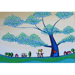 Grafika Kids (01793) - Anne Poire, Patrick Guallino: "Feuilles Protectrices" - 12 brikker puslespil