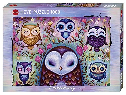 Heye (29768) - Jeremiah Ketner: "Drømmende ugler" - 1000 brikker puslespil