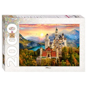 Step Puzzle (84031) - "Neuschwanstein, Germany" - 2000 brikker puslespil