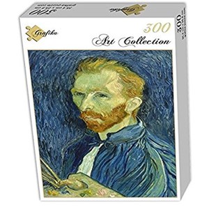 Grafika (01917) - Vincent van Gogh: "Self-Portrait, 1889" - 300 brikker puslespil