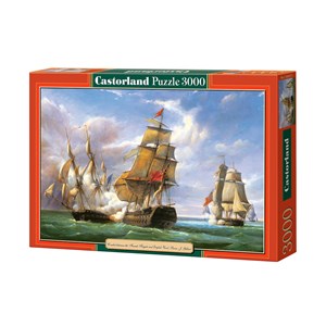 Castorland (C-300037) - "Vessels at the Trafalgar Battle" - 3000 brikker puslespil