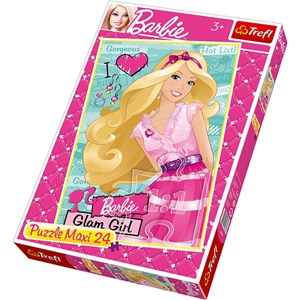 Trefl (14183) - "I love Barbie" - 24 brikker puslespil