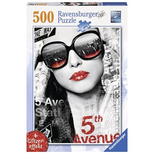 Ravensburger (14713) - "Glitter mouth" - 500 brikker puslespil