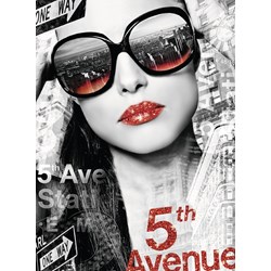 Ravensburger (14713) - "Glitter mouth" - 500 brikker puslespil