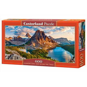 Castorland (B-060023) - "Assiniboine Sunset, Banff National Park, Canada" - 600 brikker puslespil