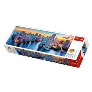 Trefl (29027) - "Miami by Night" - 1000 brikker puslespil
