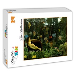 Grafika Kids (00305) - Henri Rousseau: "The Dream, 1910" - 24 brikker puslespil