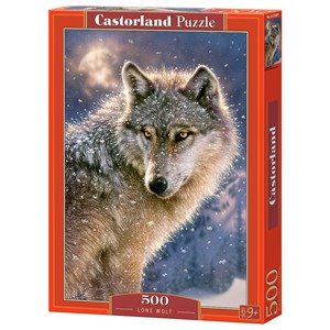 Castorland (B-52431) - "Lone Wolf" - 500 brikker puslespil