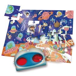 Ludattica (52493) - "Secret Puzzle, The Space" - 24 brikker puslespil