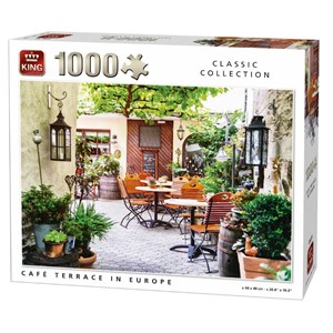 King International (05670) - "Café Terrace in Europe" - 1000 brikker puslespil