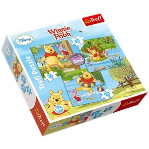 Trefl (34106) - "Winnie the Pooh" - 20 36 50 brikker puslespil