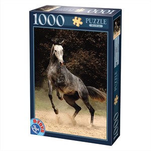 D-Toys (65988-PH02) - "Horses, Spotted Horse" - 1000 brikker puslespil