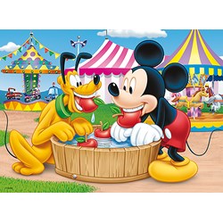 Trefl (18125) - "Mickey and his Friends, Funfair" - 30 brikker puslespil