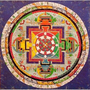 Puzzle Michele Wilson (A309-250) - "Mandala Chakra" - 250 brikker puslespil